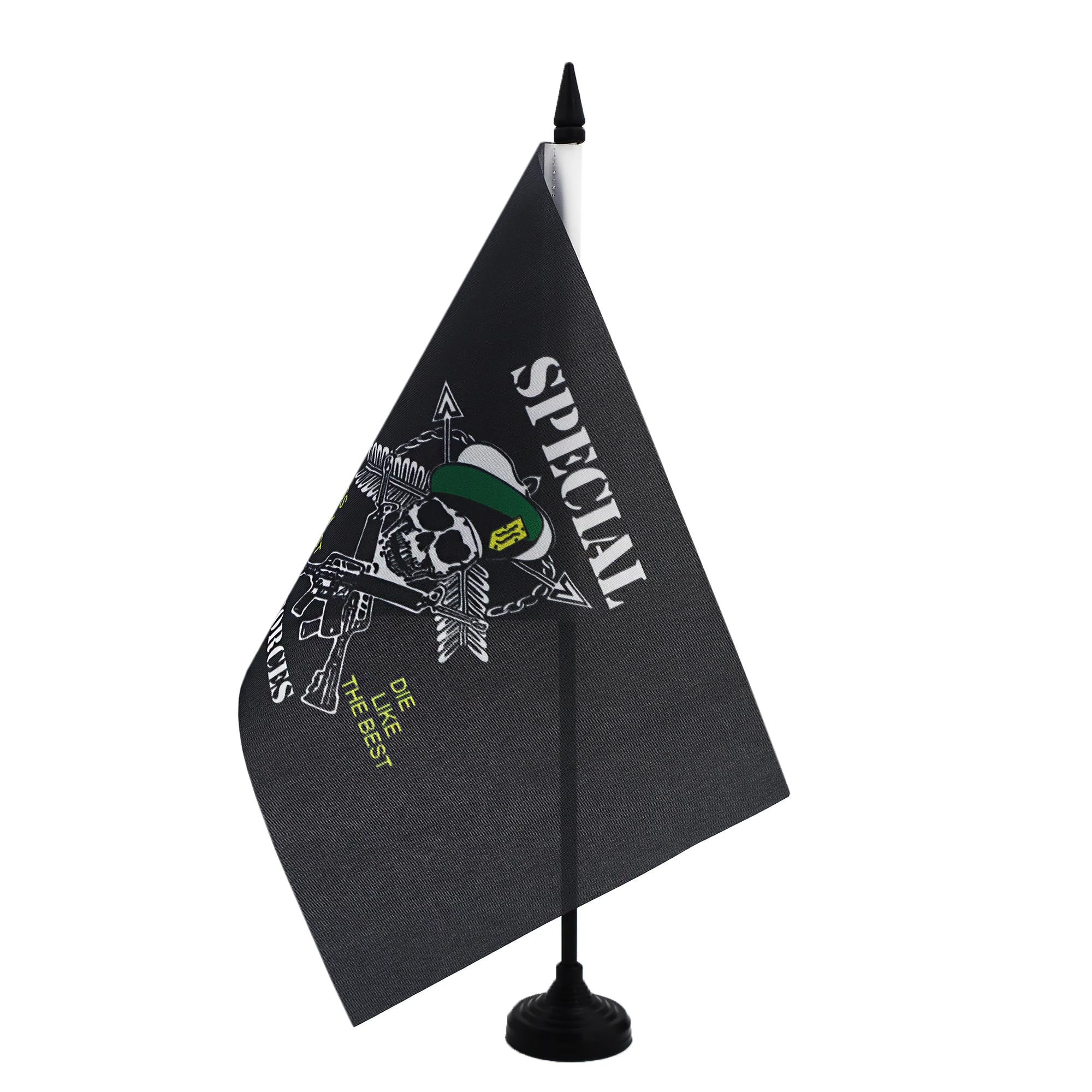 AZ FLAG USA Army Special Forces Table Flag 21x14 cm Plastic Base