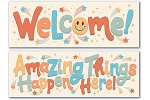 Welcome Classroom Poster Set