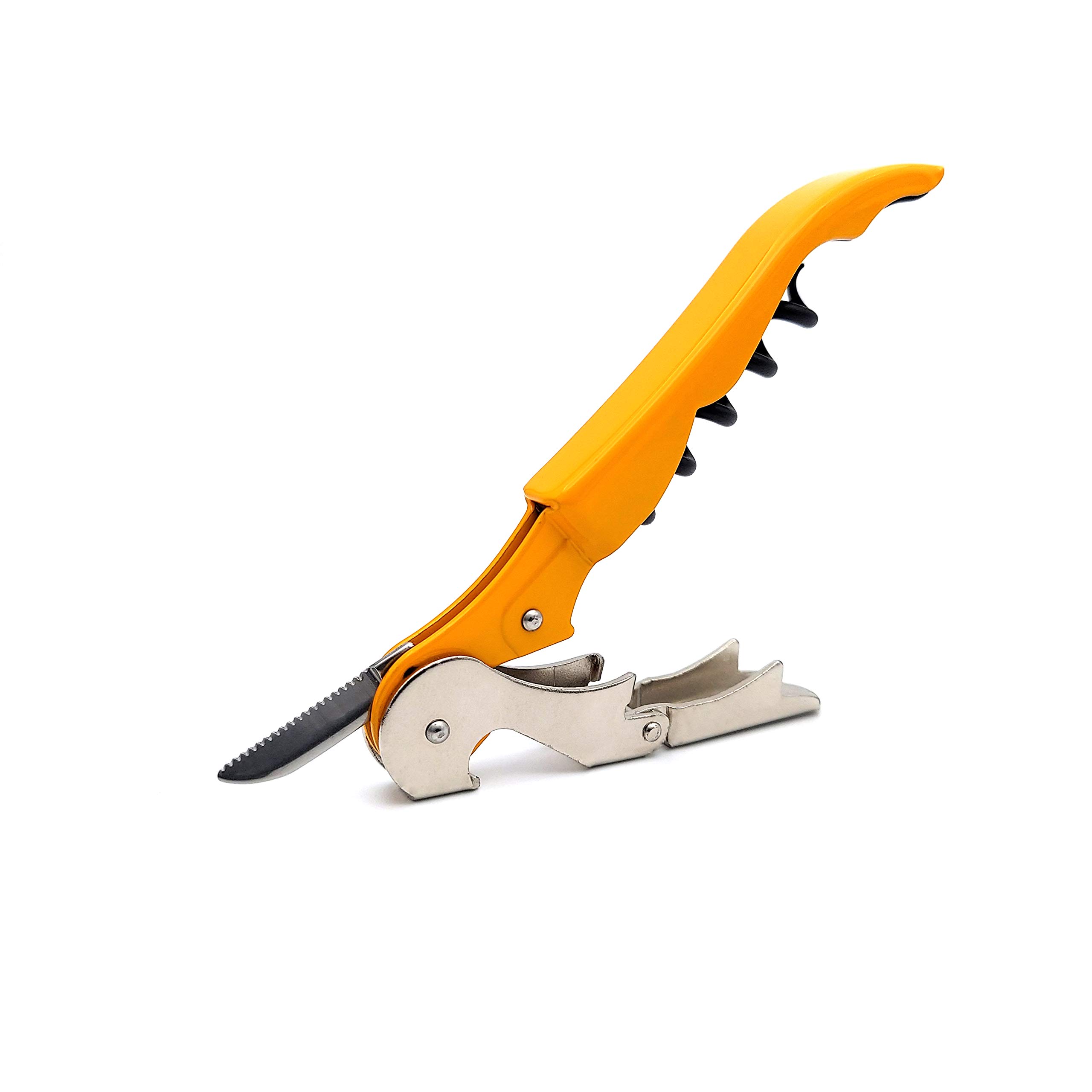 Pulltap'sGenuine Classic 500 Corkscrew Wine Key Bottle Opener (Amarillo - Yellow)