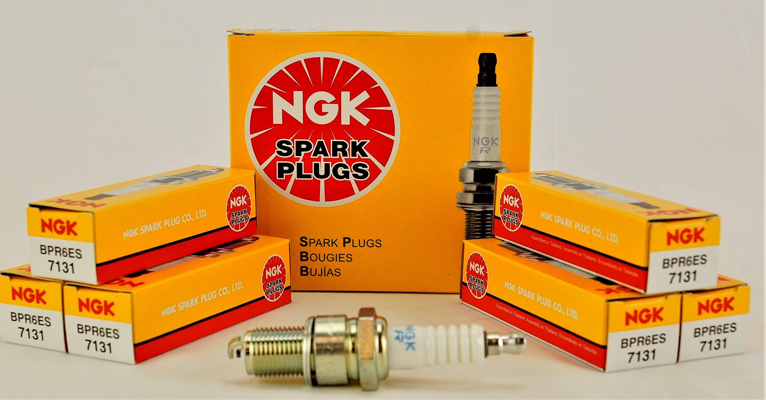 NGKNGK Standard Series Spark Plug BPR6ES (6 Pack) for ASTON MARTIN DB4 GT 1960-1963 4.0L/3995cc