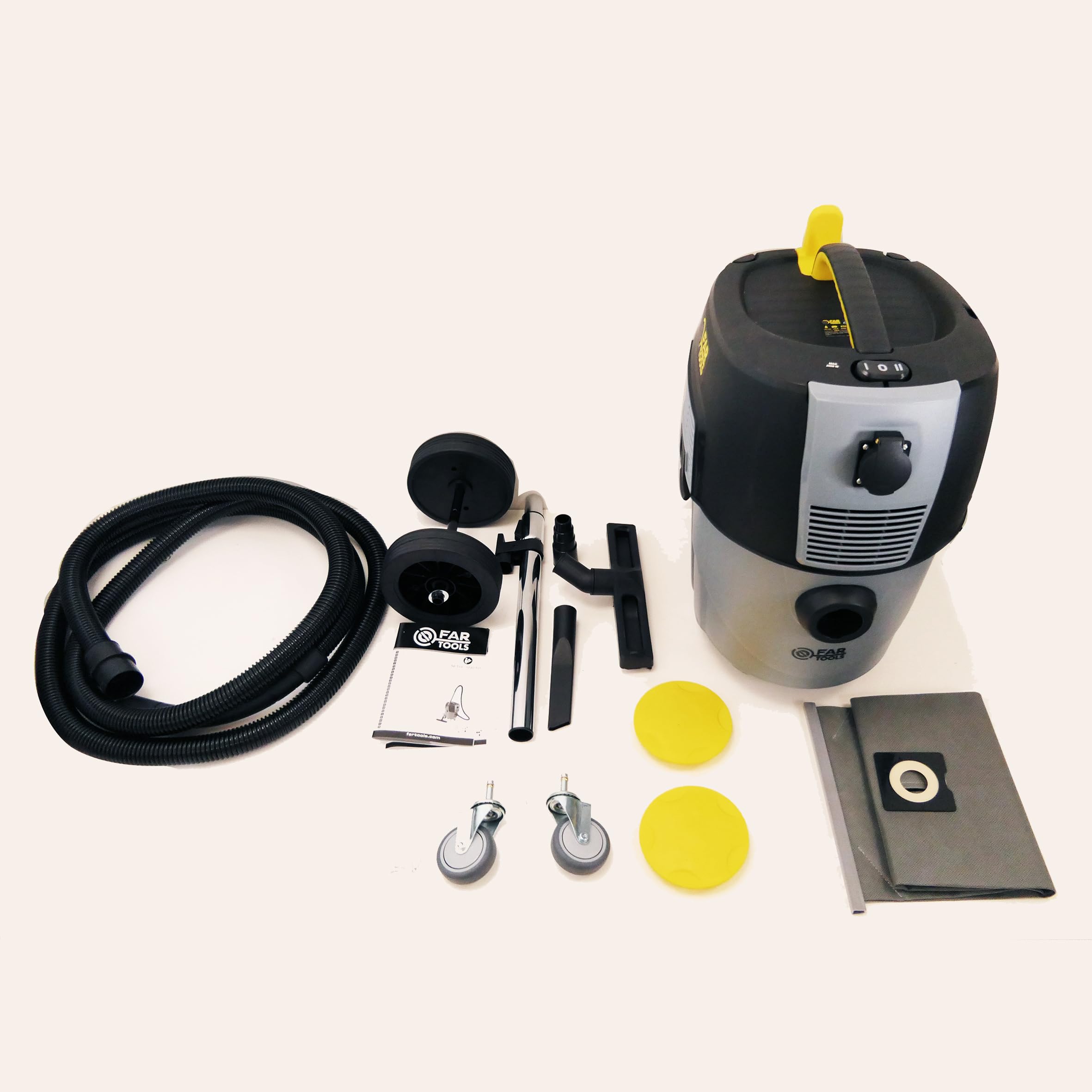NETUP 30AUTO – Aspirateur 30L, 1600W, Décolmatage Automatique