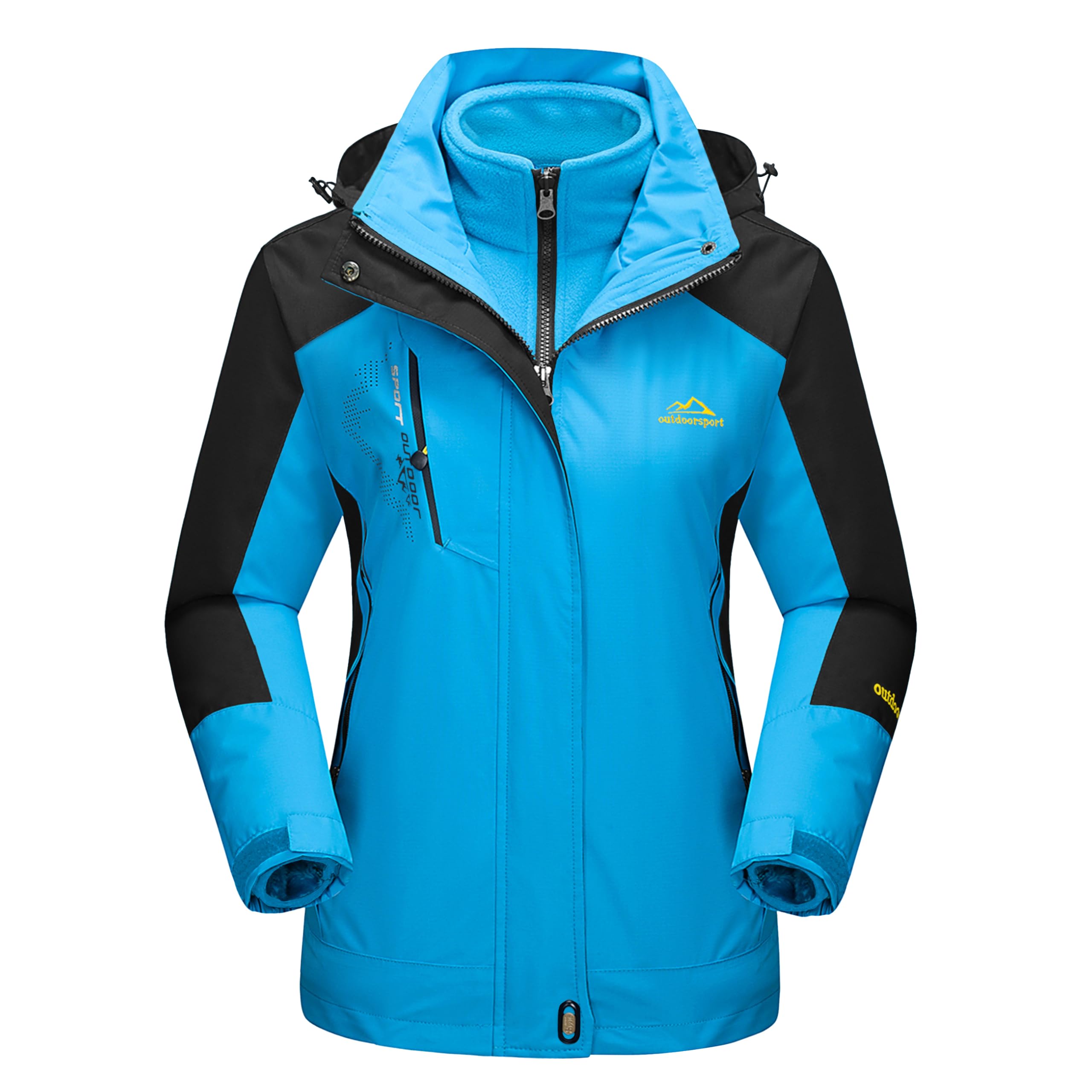 MAGCOMSEN Women's 3-in-1 Winter Coat