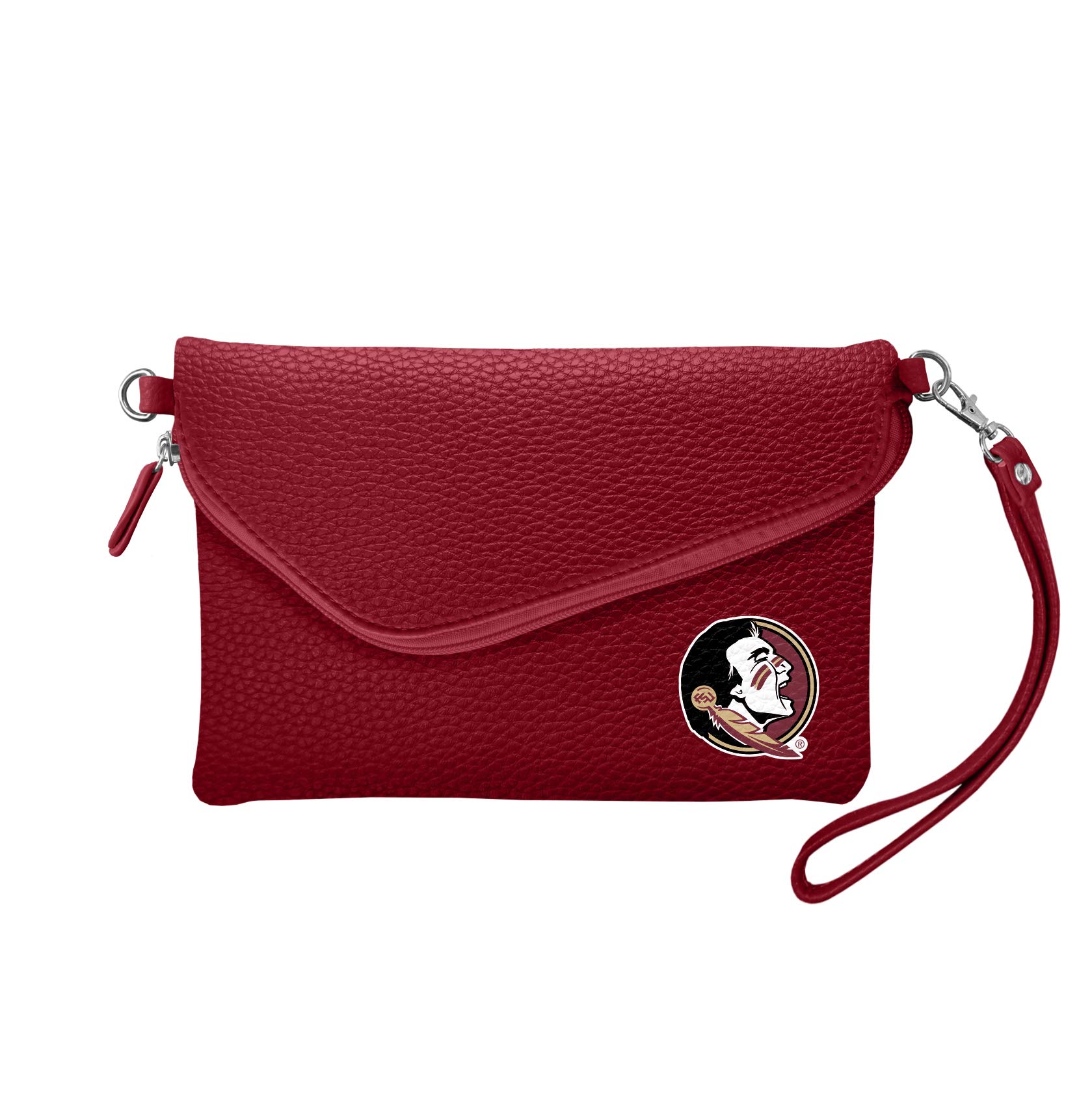 Littlearth Florida State Seminoles NCAA Pebble Fold Over Crossbody Purse