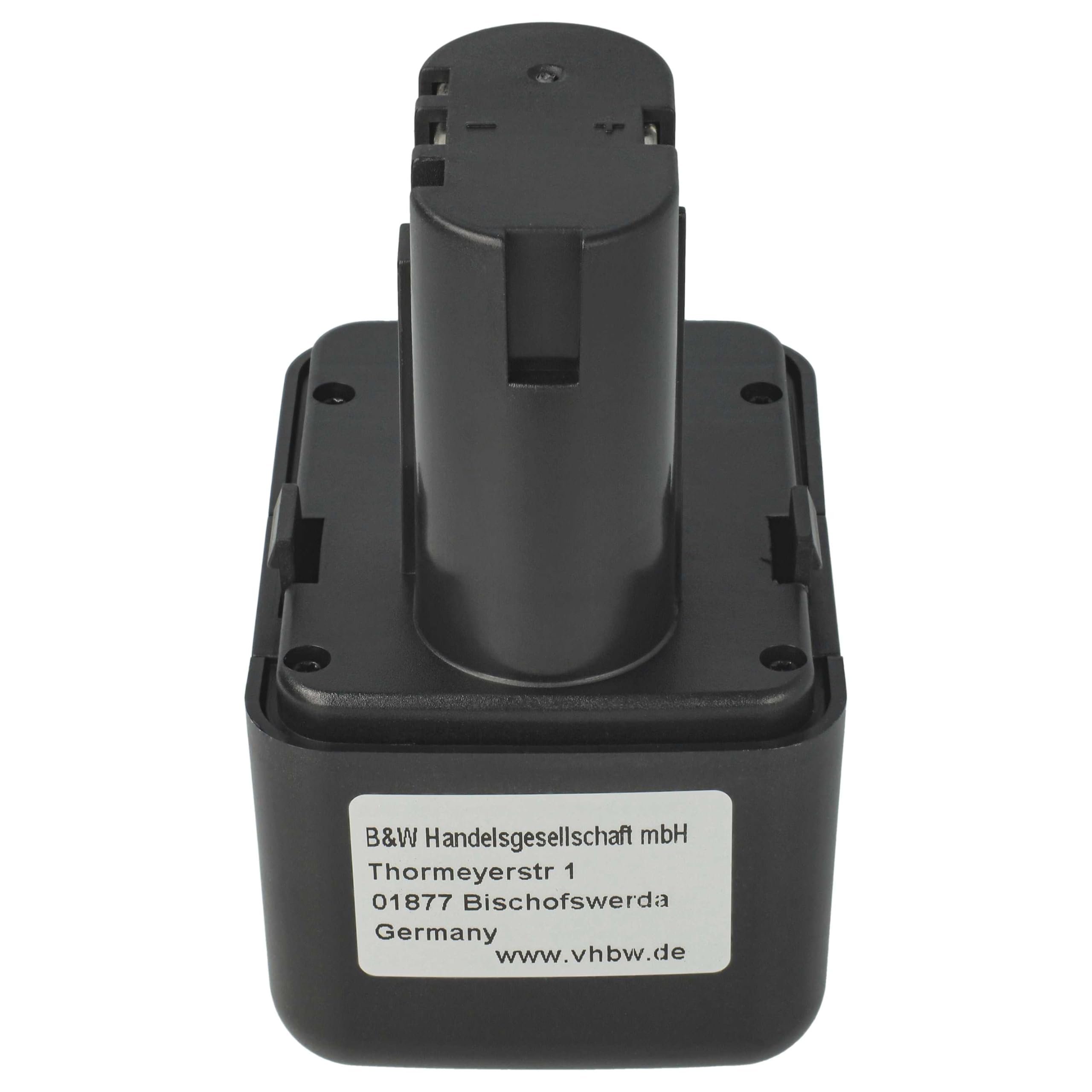 vhbw 2x batteria sostituisce Würth 070091526, 070091513 per utensile elettrico, utensile per montare rivetti ciechi (1500 mAh, Li-Ion, 14,4 V)