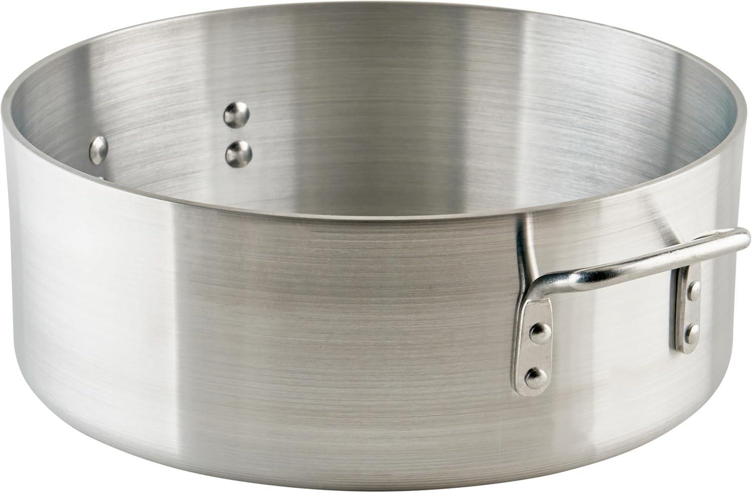 Winco 6.0mm Aluminum Brazier Pan, 15-Quart, Medium