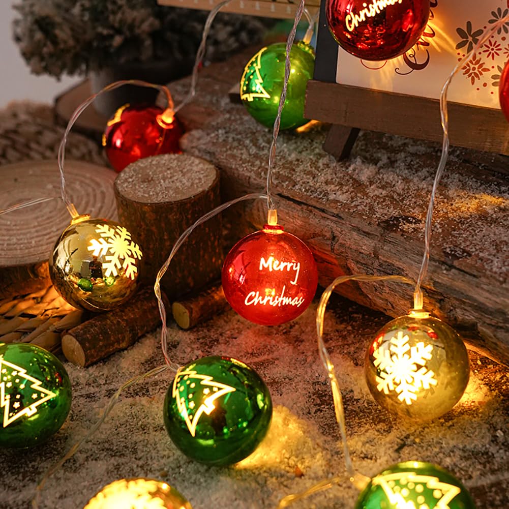 Guirlande Lumineuse à LED Noël, décoration d'ambiance créative, Guirlande Lumineuse Suspendue en Fil de cuivre, Lampes de Nuit fête d'anniversaire, décoration d'arbre de Noël