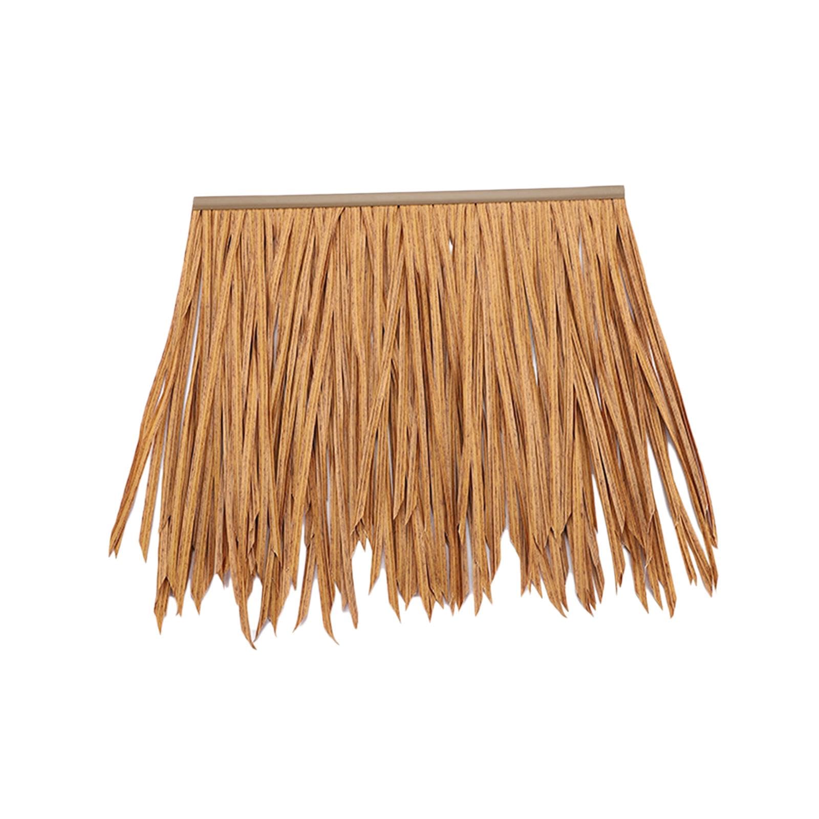 TRENDIVIBE Straw Roof Thatch Multifunction 50x50 Panel Palm Thatch Roll for Hut Outdoor C-picture-14