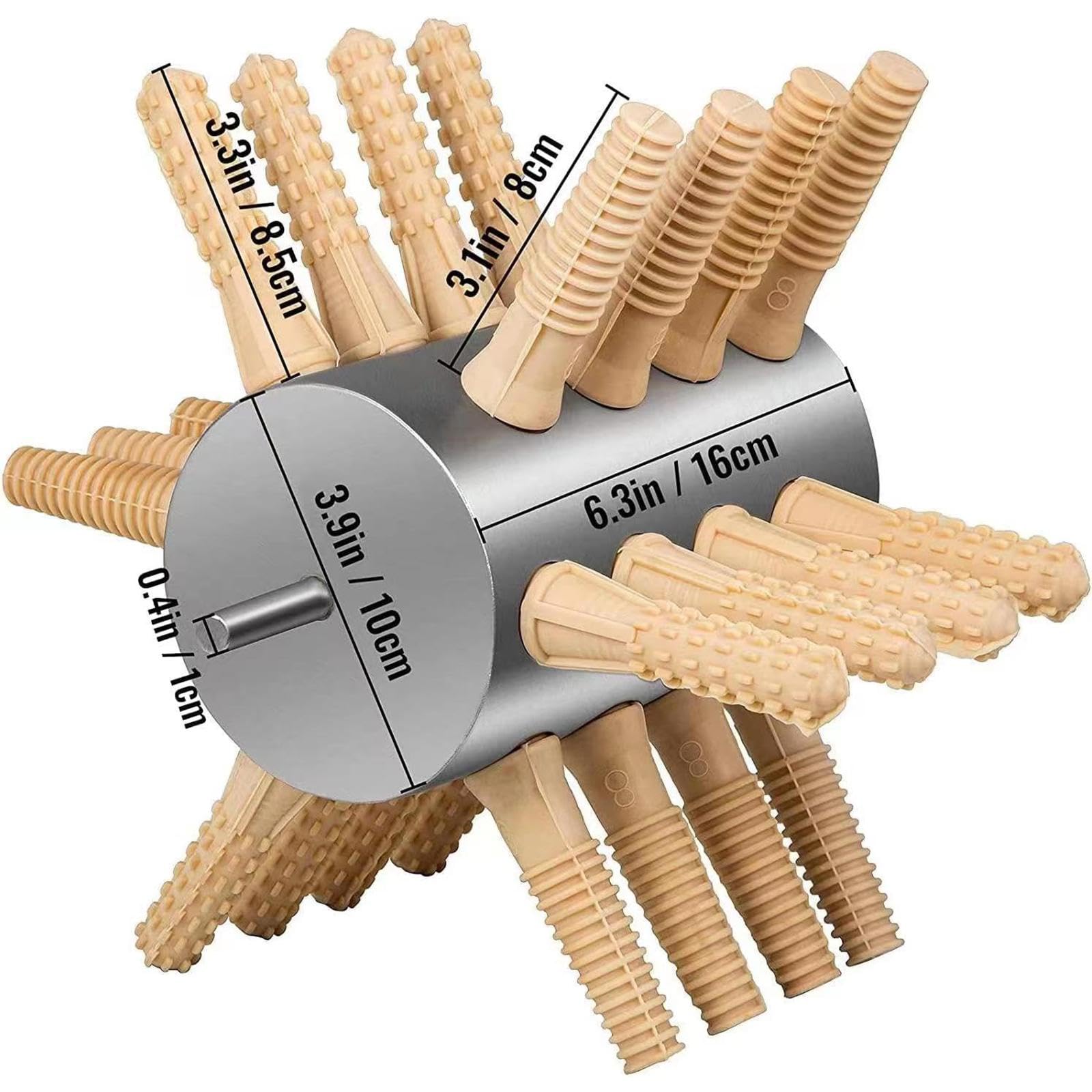 LOVIVER Spiumatrice di Piume di Pollo Spiumatrice di Uccelli Resistente all'Usura Multifunzione Portatile Multifunzione Risparmio di manodopera per Pollo, 24 Dita Grandi