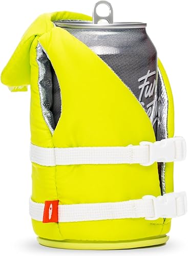 Miniatura 10 de Puffin - Chaleco salvavidas para bebidas The Booy, enfriador de latas aislado, rosa fiesta