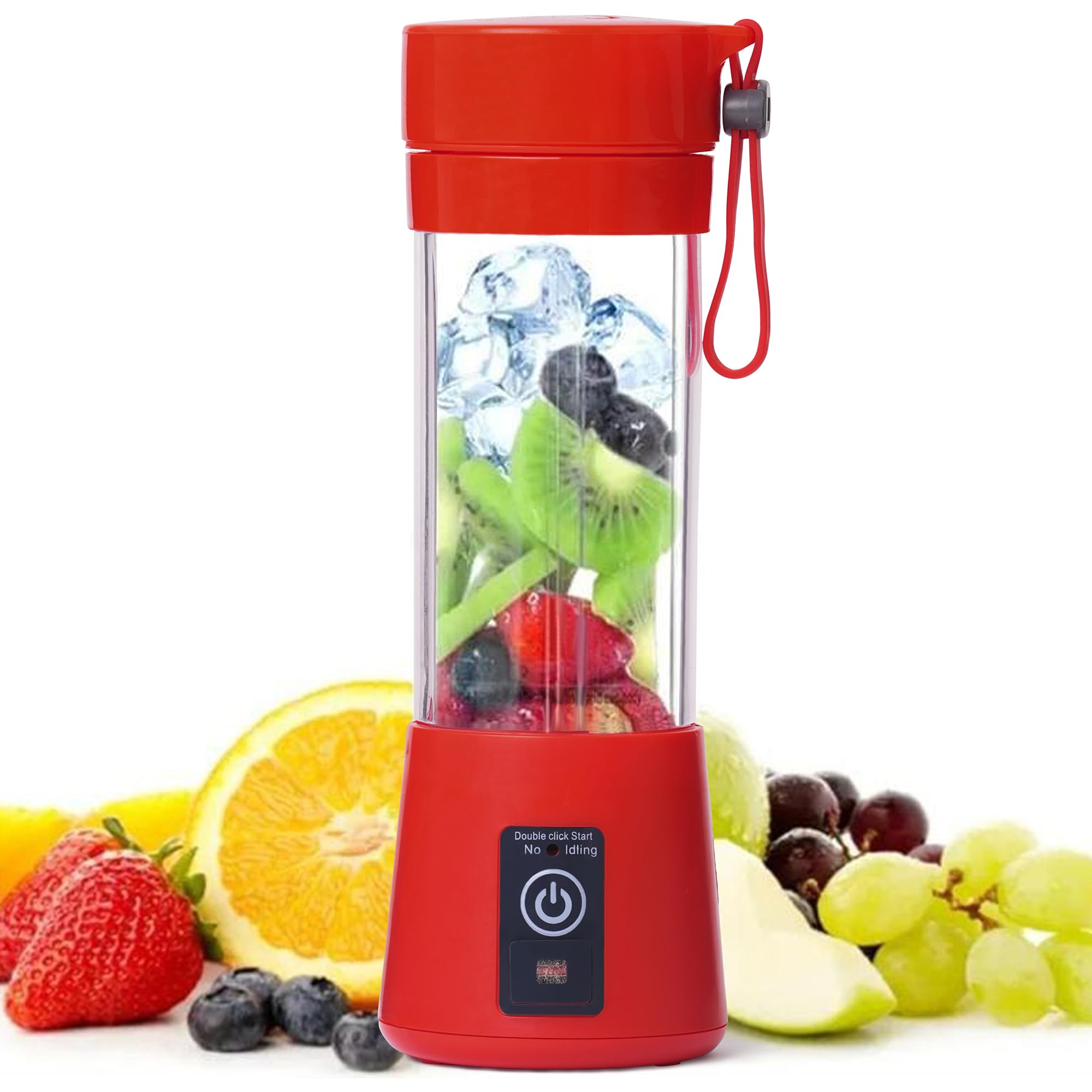ALWAFLI Portable Blender Electric Juicer 6 Blade USB Rechargable Blender Shaker for Juices, Shakes and Smoothies (Red) (B0CZTT9NNL) Amazon Price History, Amazon Price Tracker