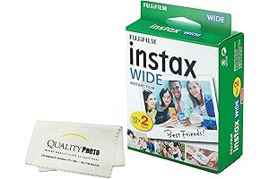 Fujifilm Instax Wide Film 2 Pack (20 Exposures) for Fujifilm Instax Wide...