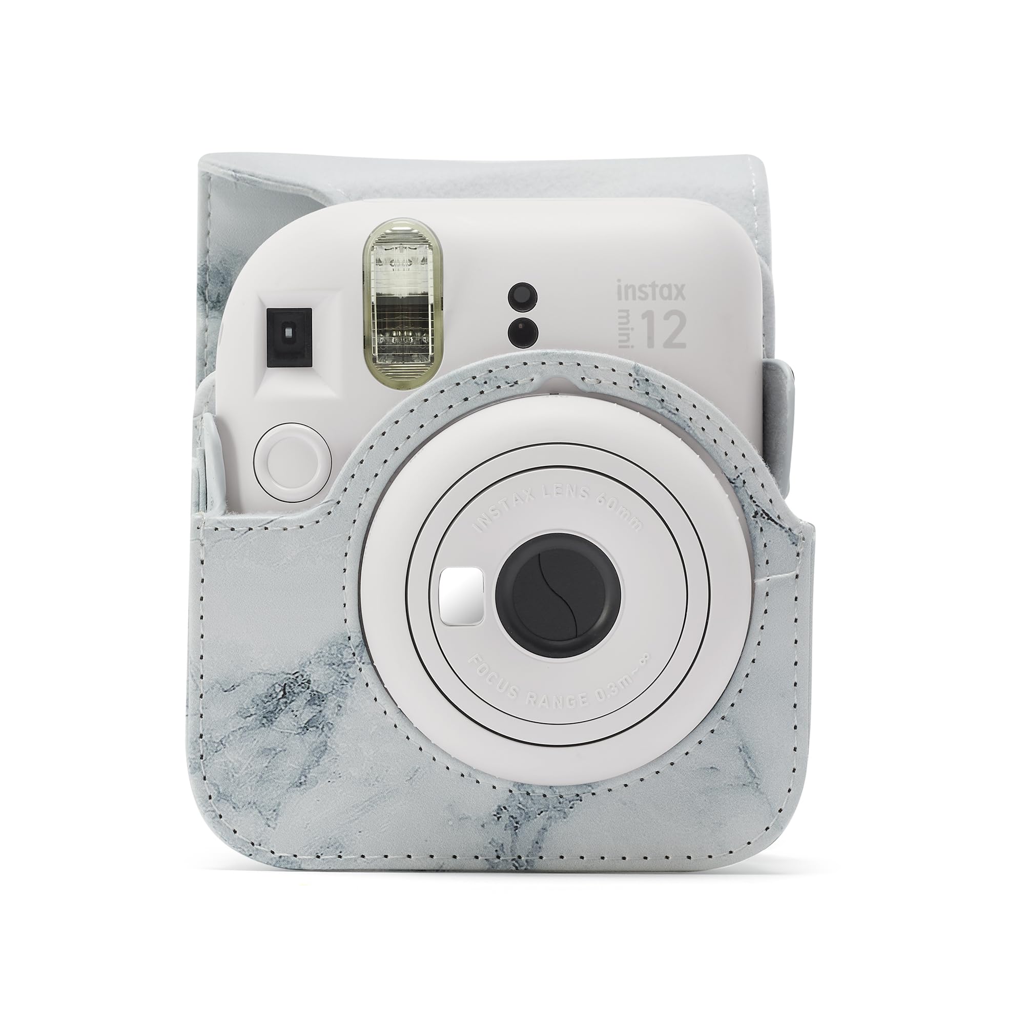 Fujifilm instax mini 12 Bundle Pack, Macchina Fotografica Istantanea, custodia, mini photo album, cartuccia pellicole instax mini da 10 Foto, bordo bianco, adesivi