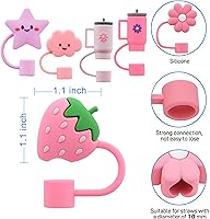 Vista 3 de Tapa para vasos Stanley, compatible con vasos de 30 y 40 onzas, tapas reutilizables a prueba de polvo, fundas para regalos de Navidad