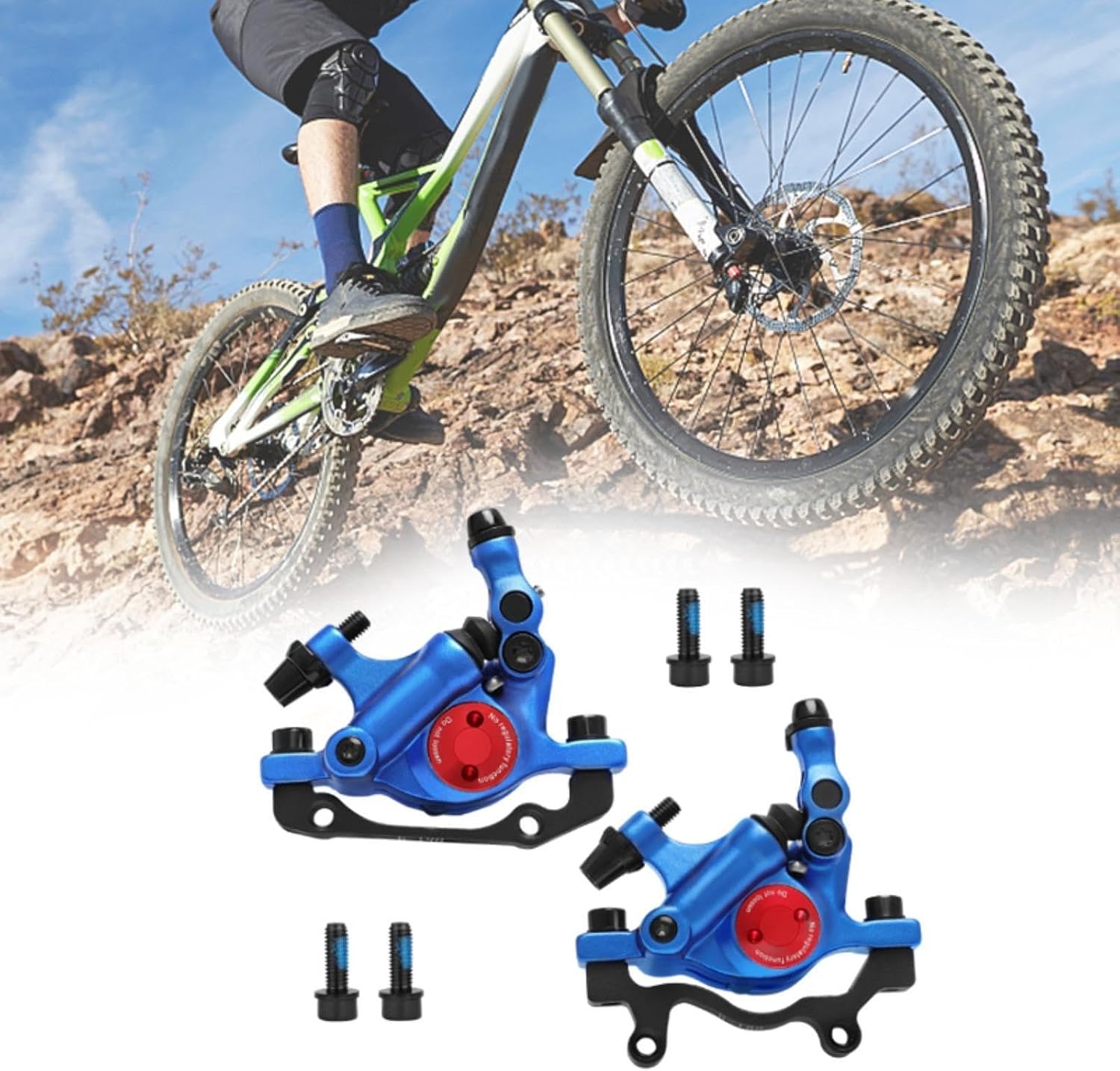 Hydraulic Disc Brakes Set Front & Rear Brake Calipers Line Pulling for Cycling Road Bicycle BMX Accessories Repair