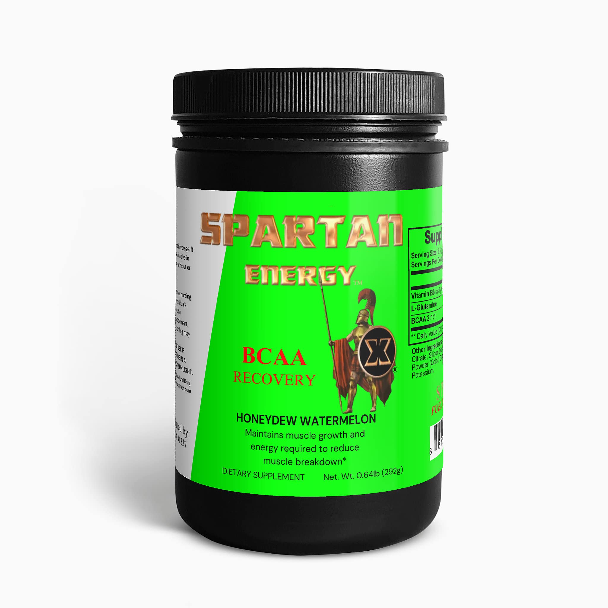 Amazon.com: Spartan Energy -BCAA Recovery Amino Acids, Honeydew Watermelon-  45 Servings - Sugar-Free Intra and Post Workout Powder & Recovery Drink -  Muscle Growth & Endurance : Health & Household