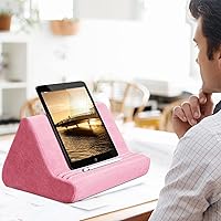 Vista 2 de BZVV Almohada suave para tablet con bolsillo, ángulo de visión ajustable de 3, soporte perezoso para sofá de cama, compatible con iPads, tabletas