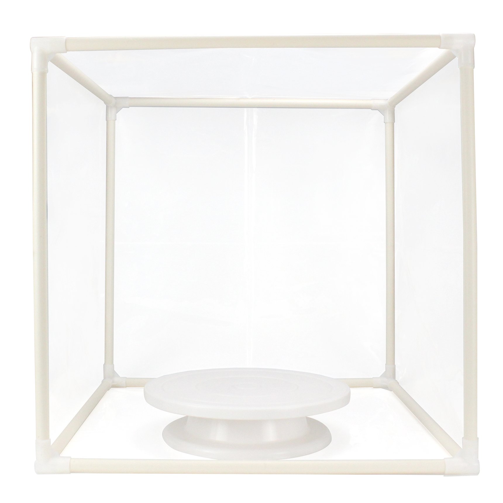 Musykrafties Cabine de pulvérisation portable en plastique pour atelier, anti-éclaboussures et surpulvérisation, pour pulvérisation de chocolat, pralines mouchetées