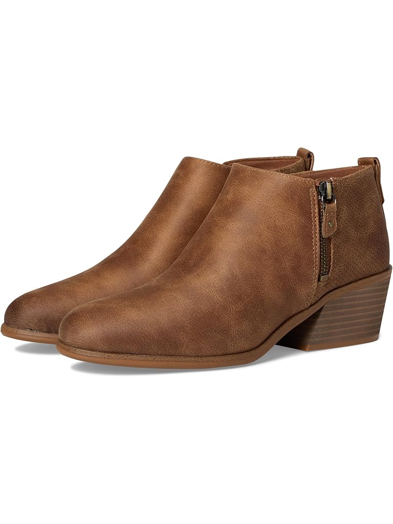 Tan Dr. Scholl's Lainey Western Short Boots