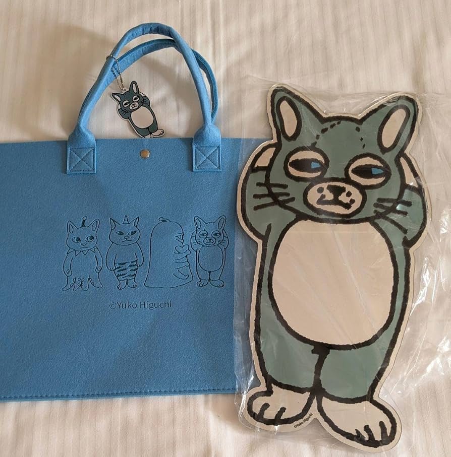 最終額 樋口裕子展 ニャンコ ミラー 大サイズ ヒグチユウコ 台湾限定