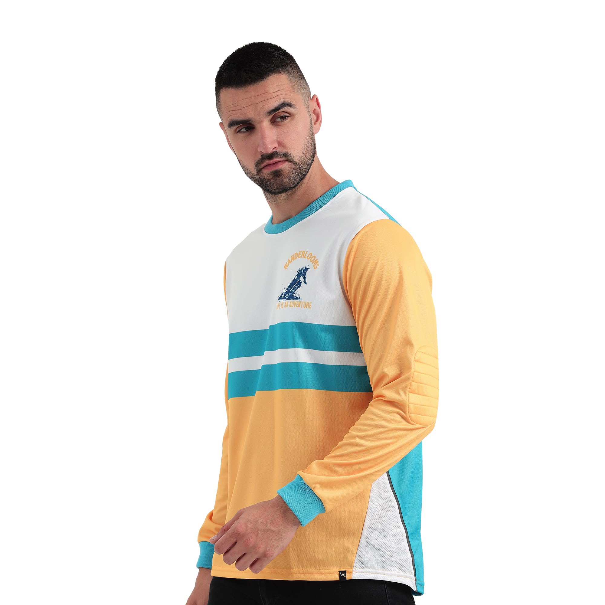 Dirt Strom Riding Jersey Tshirt for Men | Graphic Printed Full Sleeve Riding Jersey for Bikers | Sports Tshirt for Men