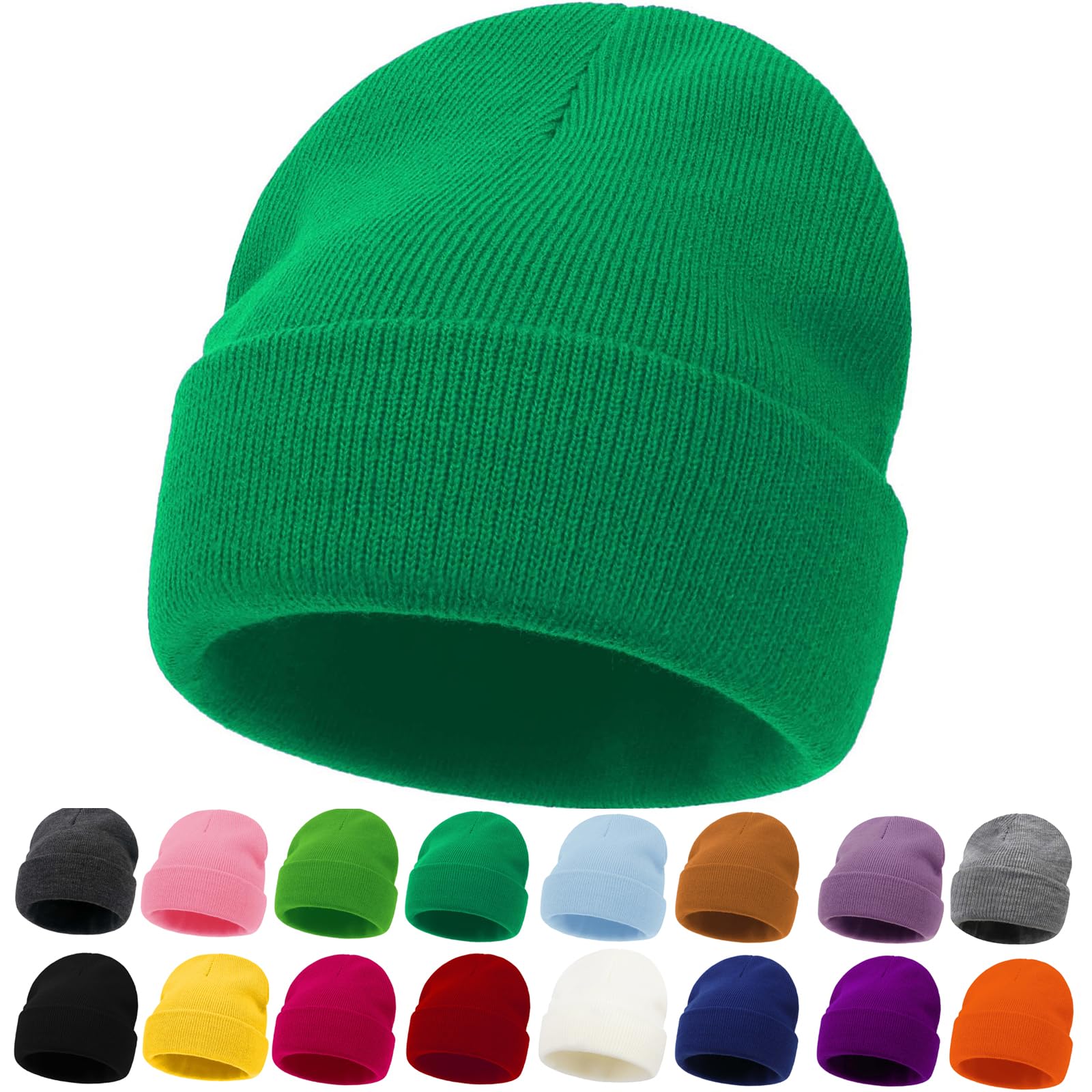 Kids Beanie Boys Girls Winter Hats Children Cuffed Knit Warm Skull Caps