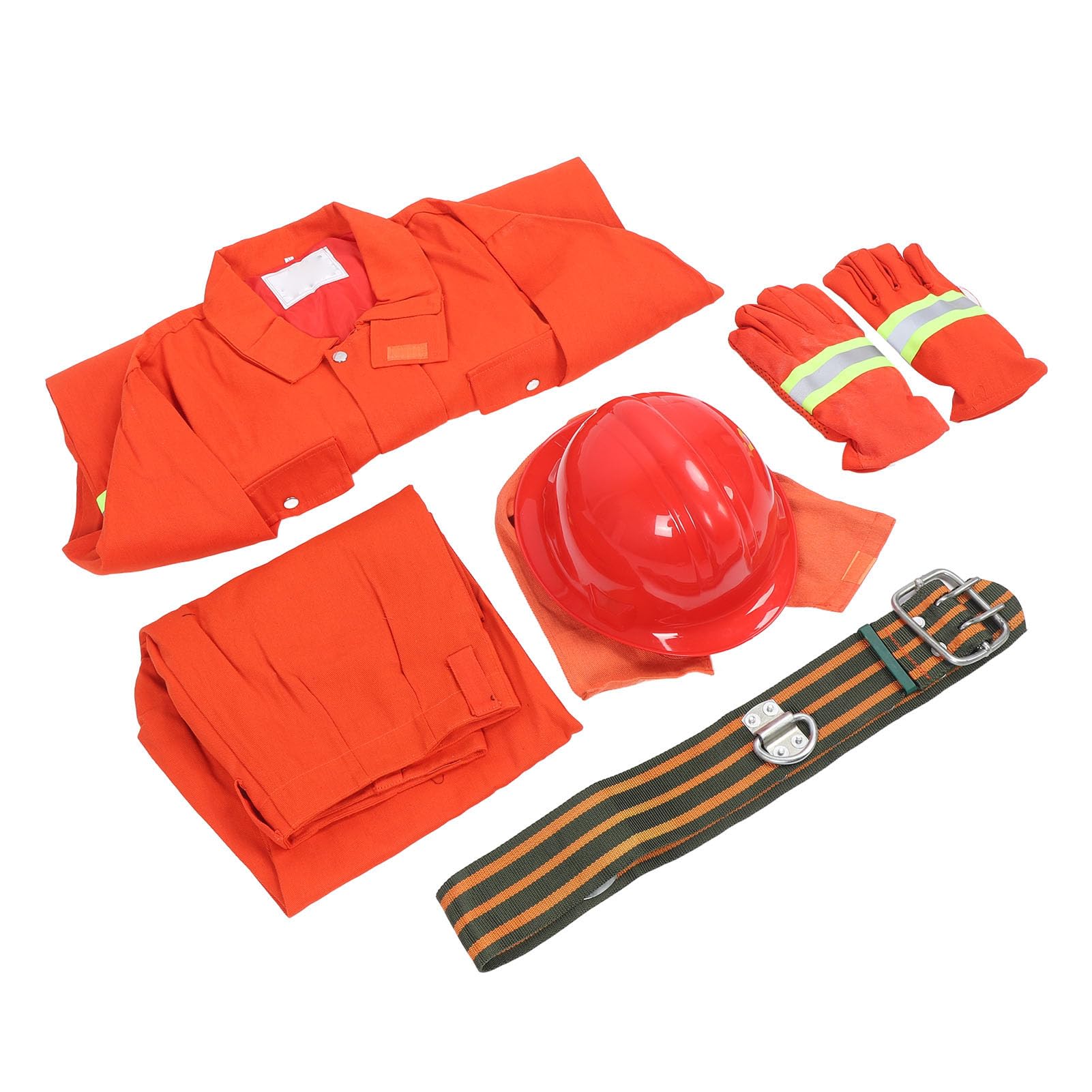 Dpofirs Mono Reflectante Ignífugo para Ropa de Trabajo de Seguridad contra Incendios, Protección Duradera para Entornos de Alto Riesgo, Opciones de Color de Material de Algodón Incluidas, (XL)
