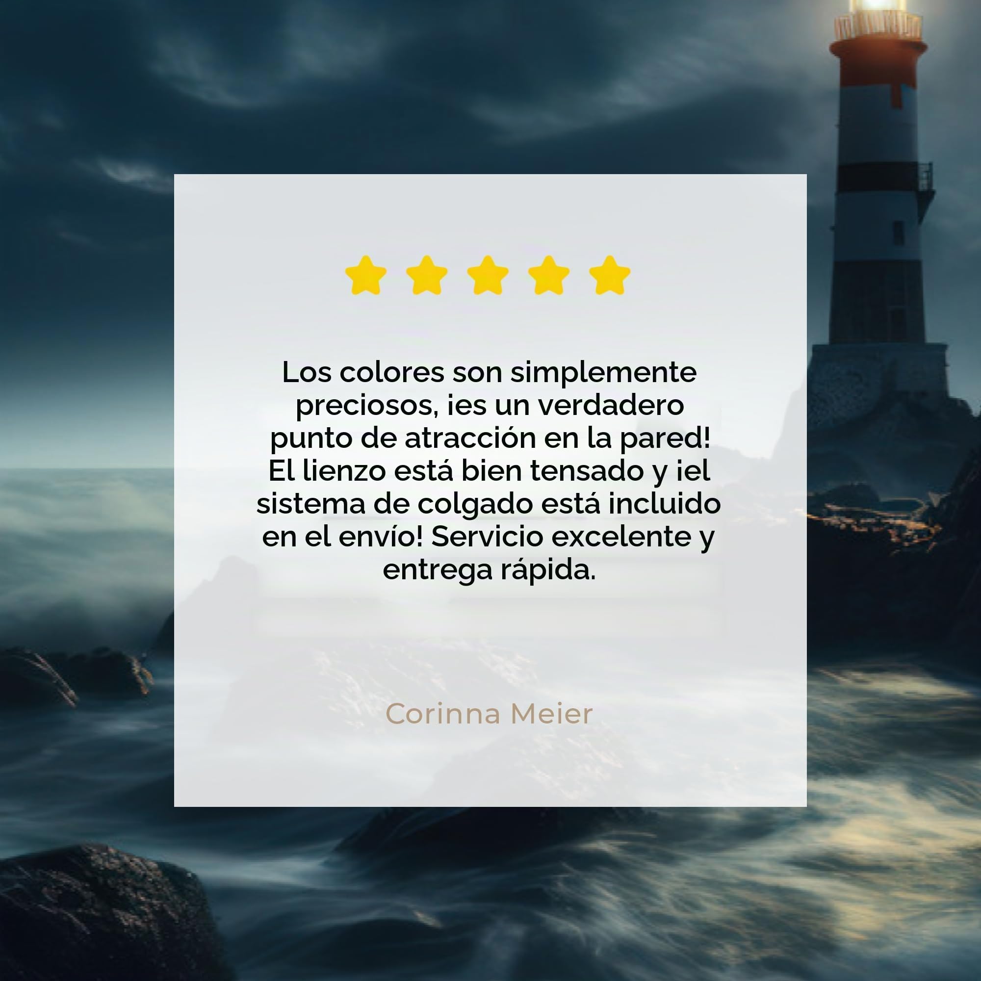 MuchoWow© Cuadros Salon Modernos 120x80 cm Adornos Pared Decorativos Dormitorio Lienzo Pinturas Quadro Decoración Marinas - Marineros - Faro - Mar - Niebla - Rocas - Marinera - Paisaje