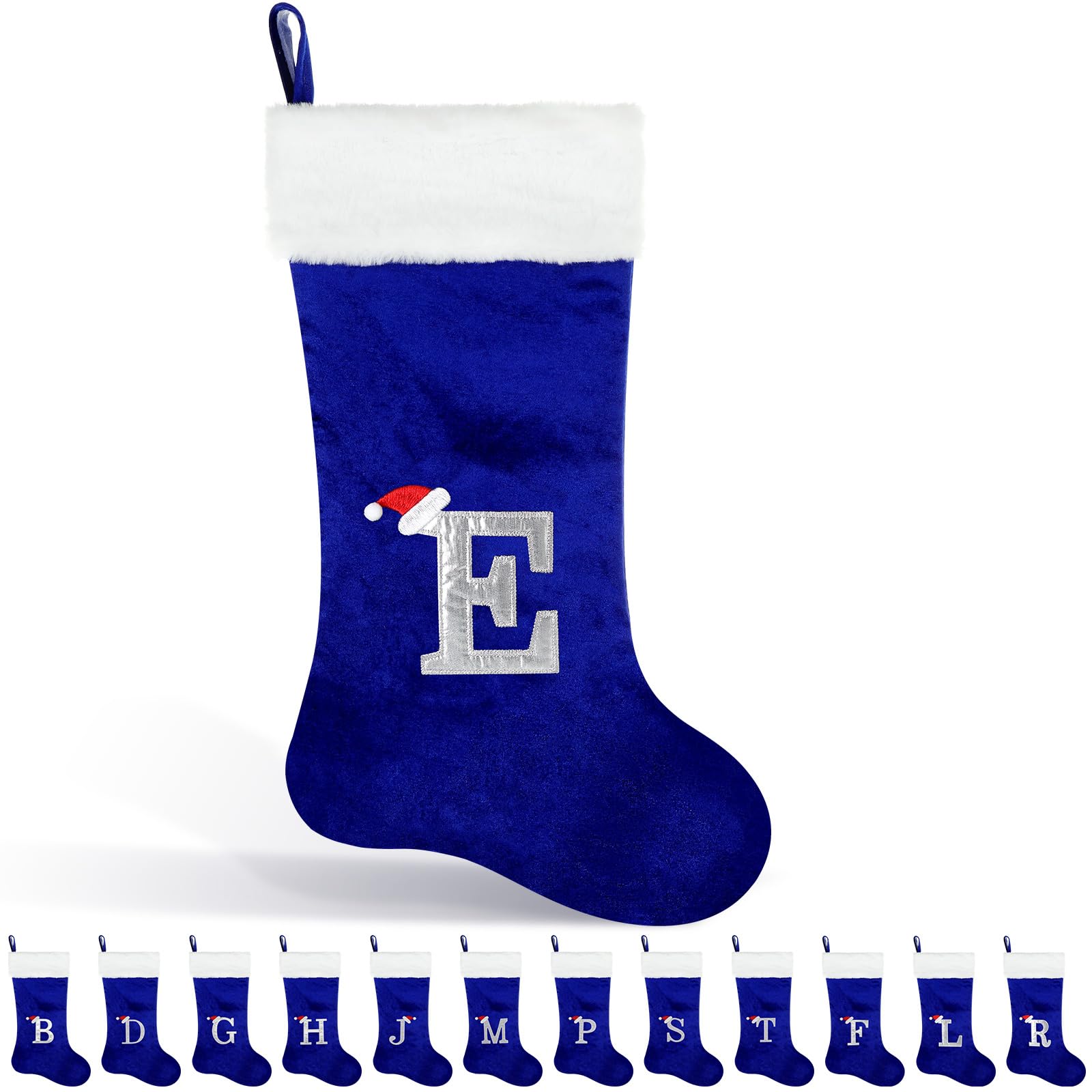 Glimin 22 Inches Monogram Christmas Stocking - stockings and holders | Mubboo