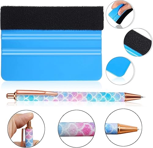 Miniatura 3 de Herramientas de deshierbe para vinilo, 2 piezas de bolígrafo de liberación de aire, herramientas de deshierbe de vinilo para manualidades, punta de