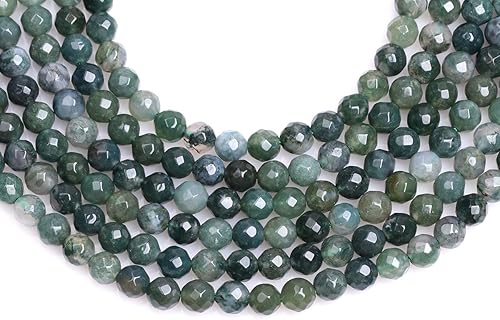 Miniatura 461 de GEM-Inside Red Orange Carnelian Gemstone Loose Beads Natural Energy Power Beads for Jewelry Making Round Faceted 8mm 15