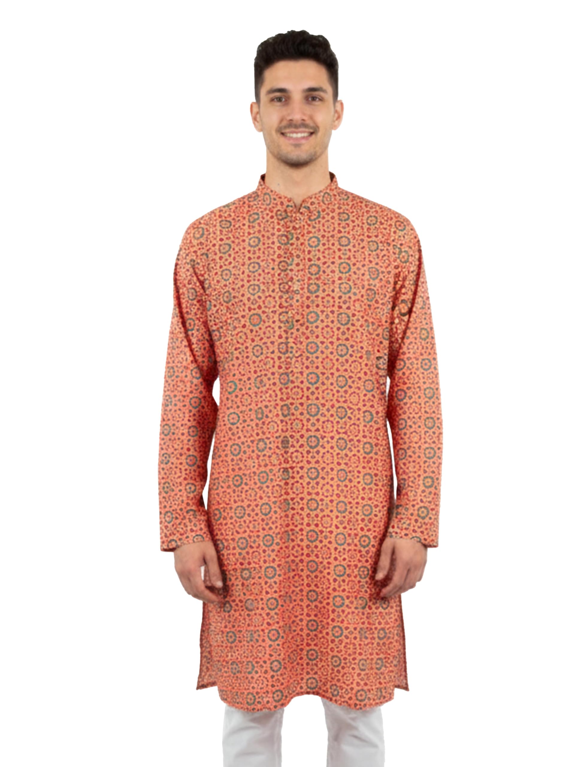 vastramay Men's Rayon Kurta | Festive Ethnic Attire for Wedding, Party & Ramzan | Geometric Traditional Outfit – Eid Special-picture-50