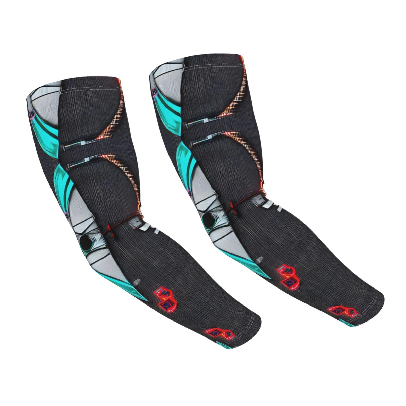 Darts arrows Adult Cooling Sleeves - Elasticity Ice Silk Sun Protection Arm Sleeve for Outdoors, Sports Running, Cycling