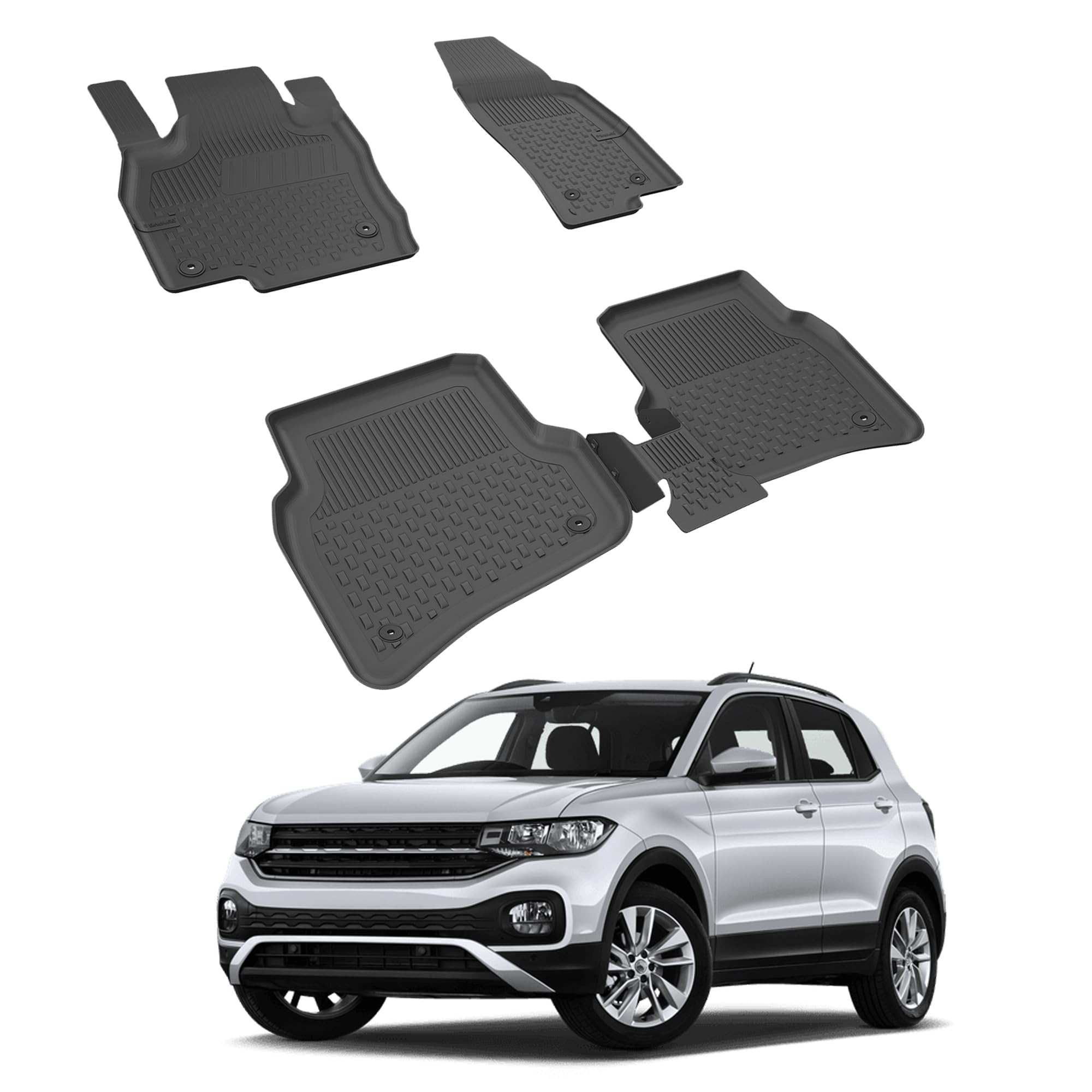 Kit Tappetini Auto compatibili con Volkswagen T-Cross 2019