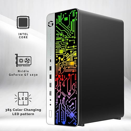 Miniatura 2 de PC de escritorio para juegos Intel Core i5 de 6 generación TechMagnet Zeus AMD RX 550 gráficos de 32 GB de RAM SSD de 1 TB monitor MTG de 24