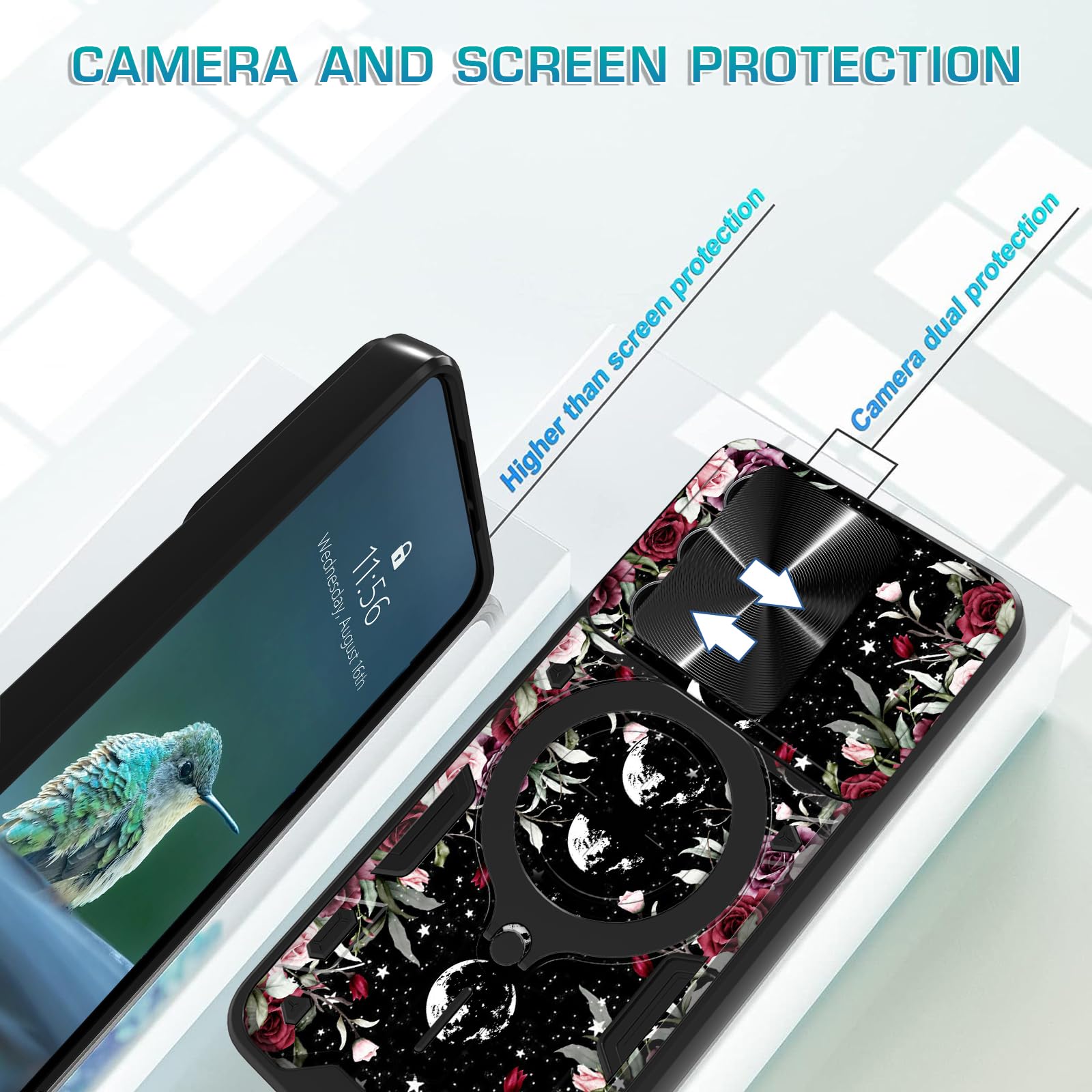 Amazon.com: RAUEDWDJS for Nokia C110 Case, Nokia C110 Phone Case with Screen Protector,Sliding Camera Cover and 360Rotation Kickstand,Shockproof Protective Phone Case for Nokia C110 N156DL-Galaxy Moon Flowers : Cell Phones & Accessories Amazon.com: RAUEDWDJS for Nokia C110 Case, Nokia C110 Phone Case with Screen Protector,Sliding Camera Cover and 360Rotation Kickstand,Shockproof Protective Phone Case for Nokia C110 N156DL-Galaxy Moon Flowers : Cell Phones & Accessories