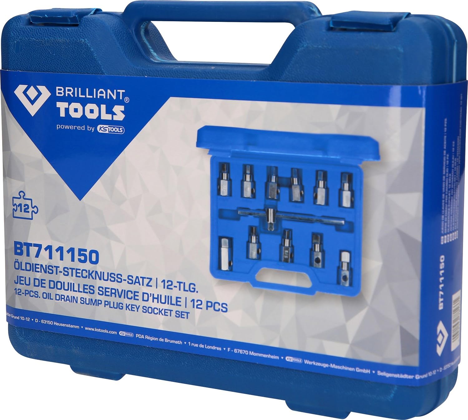 BRILLIANT TOOLS BT711150 Coffret de douilles [Powered by KS TOOLS]