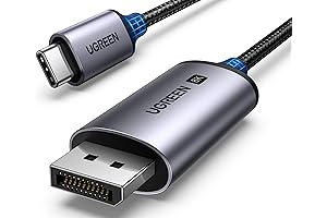 UGREEN 6.6FT USB C to DisplayPort 1.4 Cable with 8K and 4K Resolution