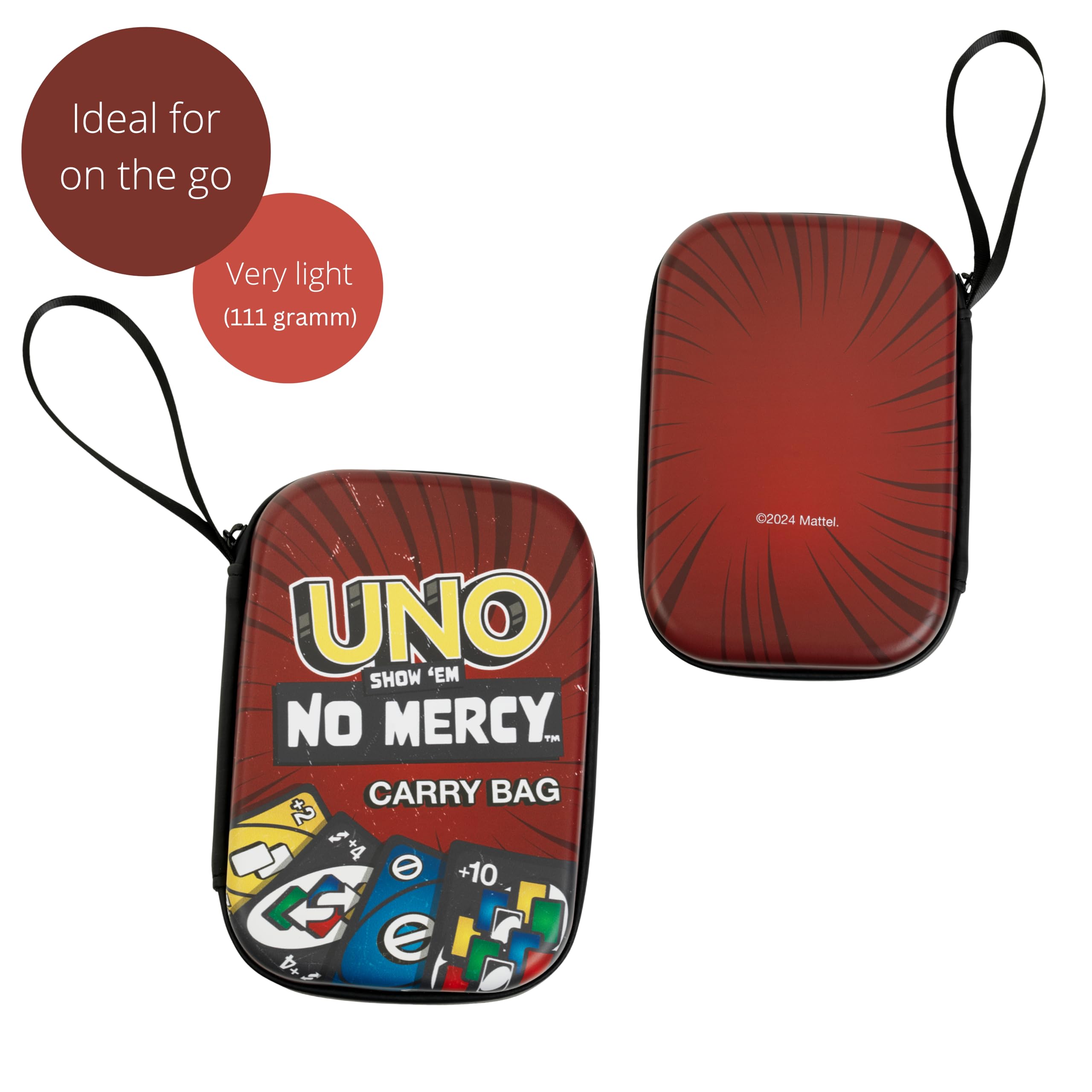 Theo Klein 5974 Borsa da Trasporto Uno 'Show Them No Mercy', Pratica Borsa da Trasporto per Carte da Gioco, Carte Non Incluse, Giocattoli per Bambini dai 3 Anni in Su