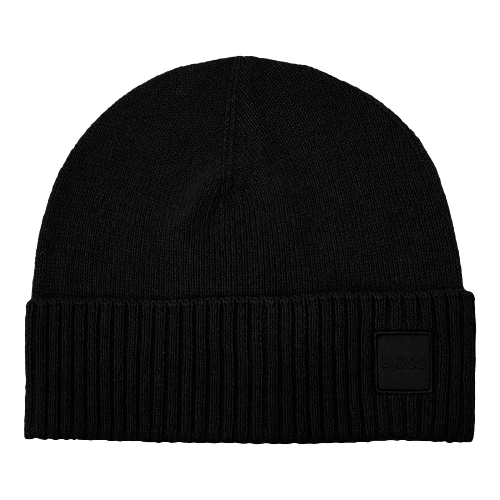 Boss Men's Akaio R Orange Beanies - Black 001 - Mens