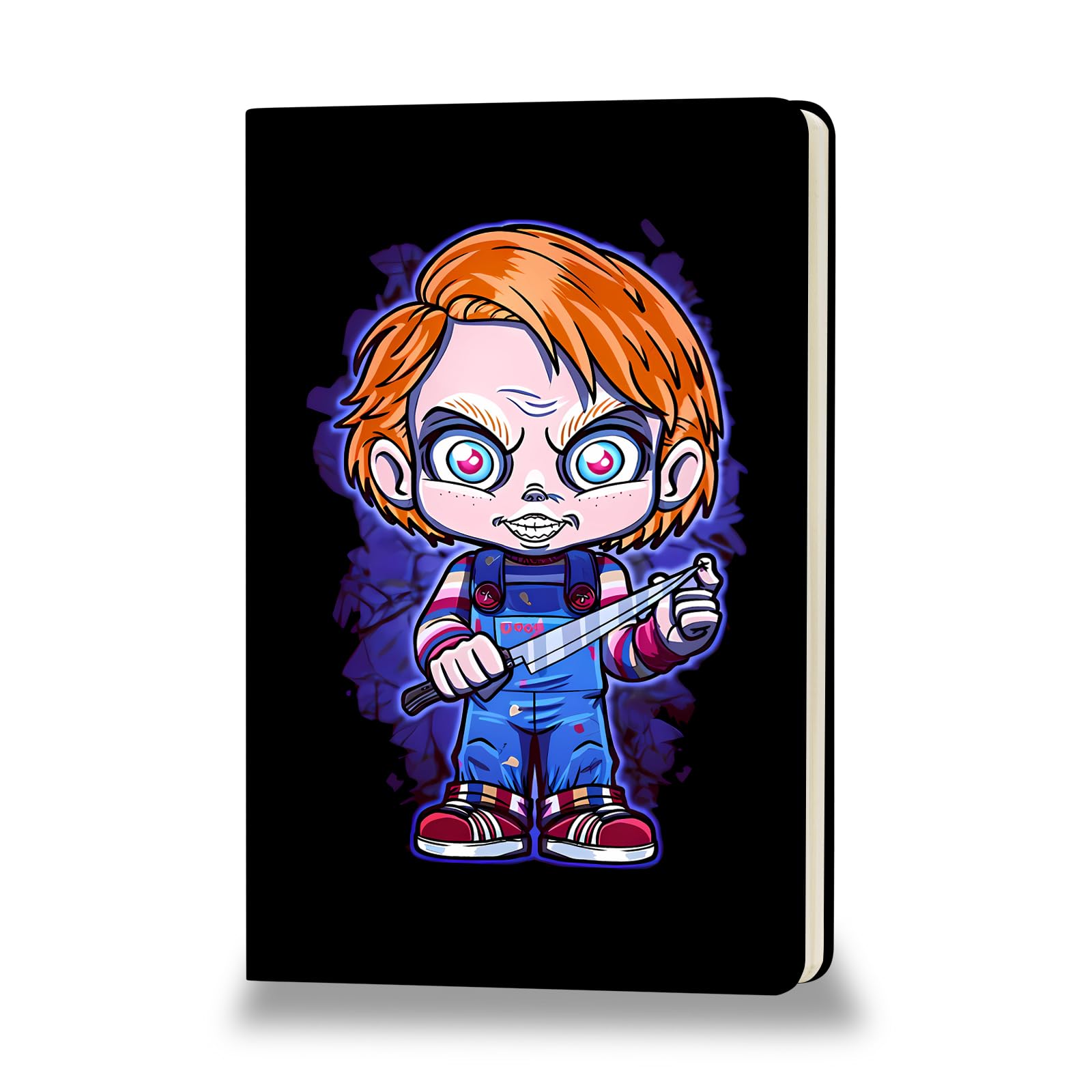 YWQBZ Halloween Horror Classic Movie Characters Leather Journal Horror Movie Gifts Halloween Day Gift (8)