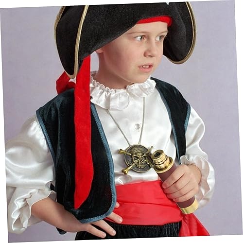 Miniatura 6 de OSALADI Telescopio de observación de telescopio de caza monocular pirata telescopio de estiramiento telescopio pirata pirata retro estiramiento