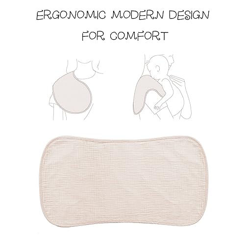 Miniatura 2 de Konssy Juego de paños de muselina para bebé, unisex, paquete de 6 unidades, grandes, 100% algodón, ropa para eructos para recién nacidos, bebés
