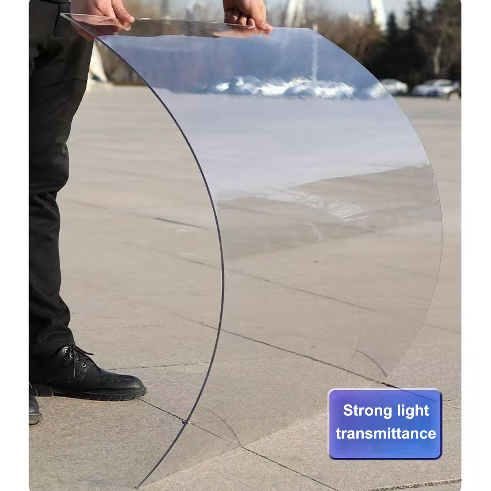 Pannelli trasparenti per serre, 80 x 900 cm, in acrilico, per serre, capannoni, tettoie, recinzioni, coperture in plastica resistente per una migliore trasmissione della luce
