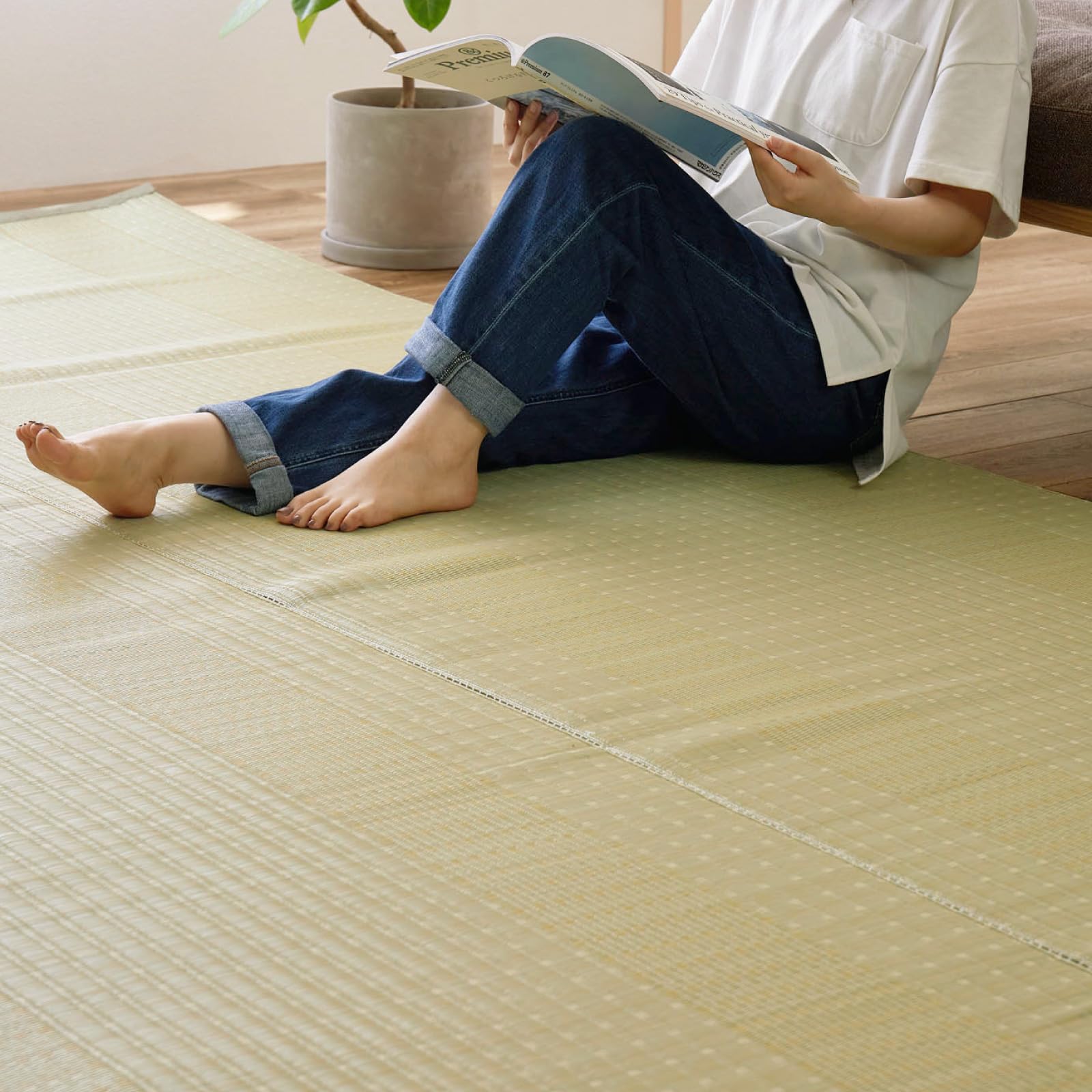 天風　い草ラグ　200x200cm 2枚 天風様専用 い草ラグ 200x200cm 2枚 い草 ラグ マット センター