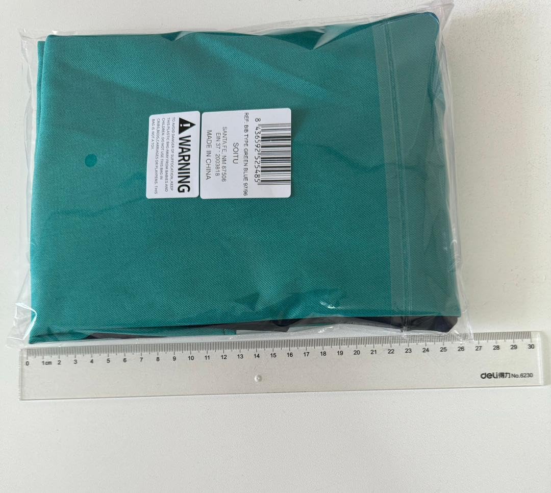 Bata Maestra Infantil – Estola para Profesora de Educación Infantil, 2 bolsillos – Antimanchas y Repelente al Agua – Babi Escolar Cómodo y Ajuste L-XL – Estilo Japonés para Guardería y Colegio