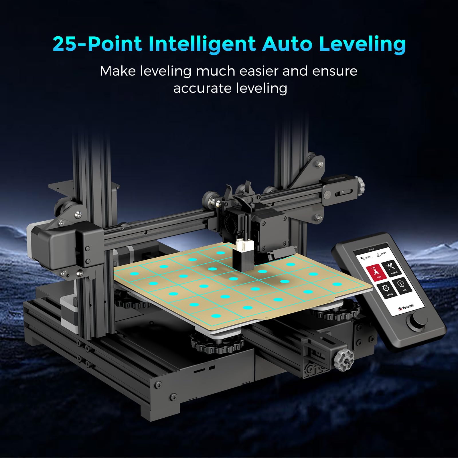 Amazon | Voxelab Aquila S3 3Dプリンター 25ポイントインテリジェント