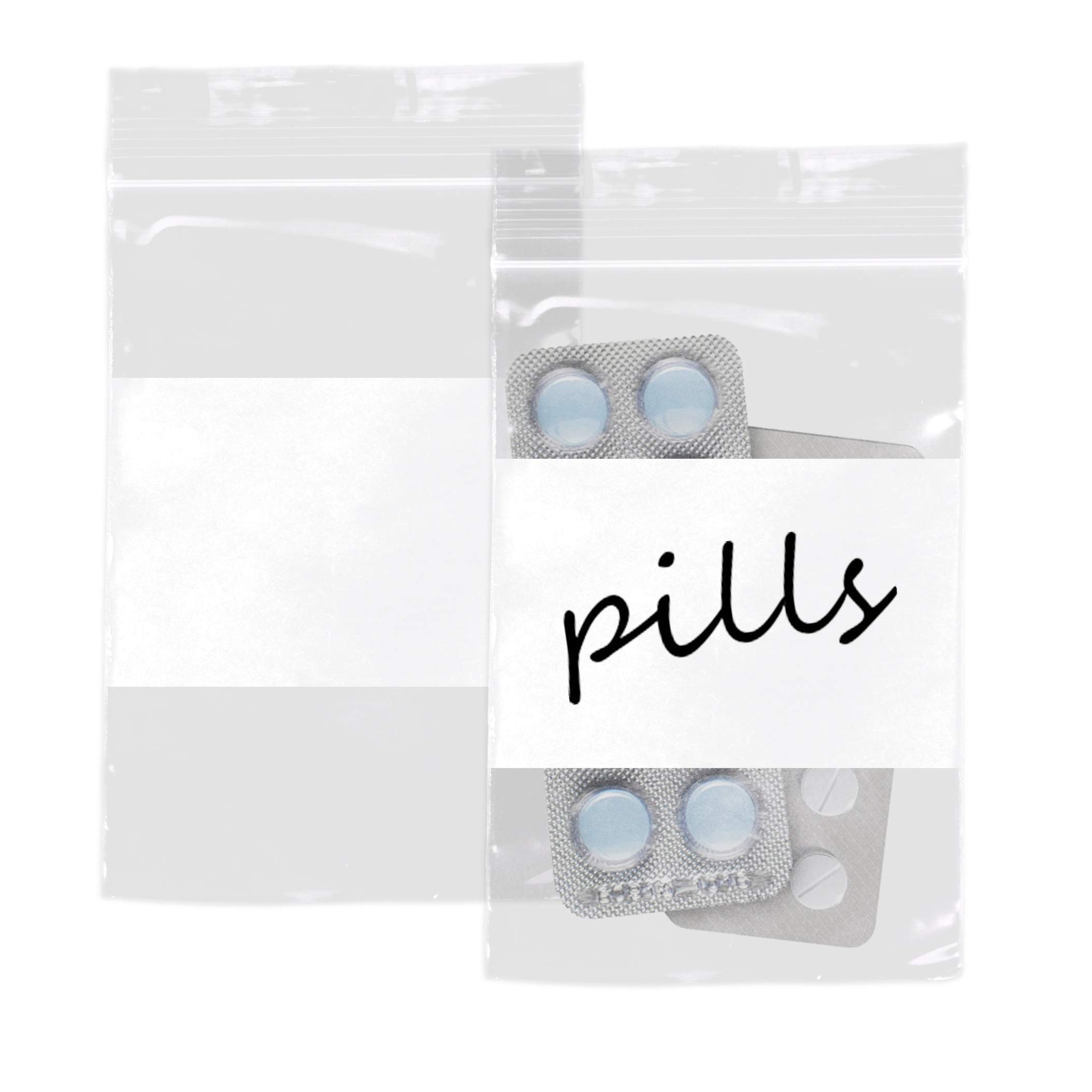 1000 Buste Trasparenti Richiudibili 4x6 Pollici &ndash; Sacchetti In Plastica 2mil Con Zip, Secure Seal