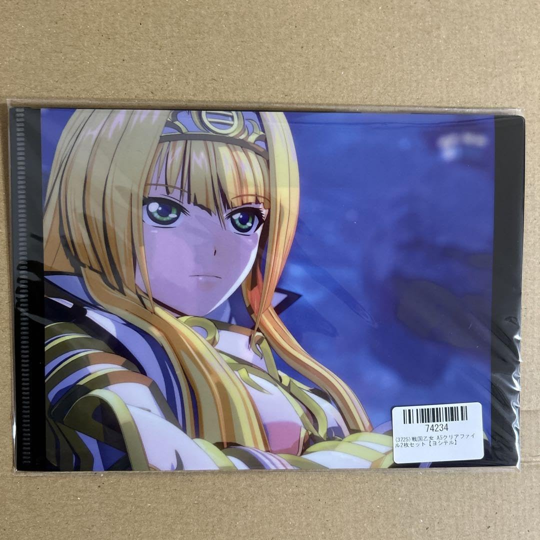 Amazon.co.jp: 戦国乙女 A5クリアファイル2枚セット 足利ヨシテル 