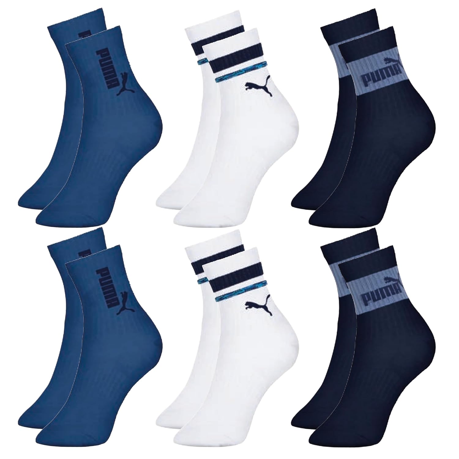 Kit 06 Pares Meia Puma Infantil Cano Longo Algodão Criança Menino em promoção! Veja a oferta e mais achadinhos de Moda íntima Hoje é o melhor dia para comprar Kit 06 Pares Meia Puma Infantil Cano Longo Algodão Criança Menino com aquele preço maroto! Promoção! Aproveite a oferta!