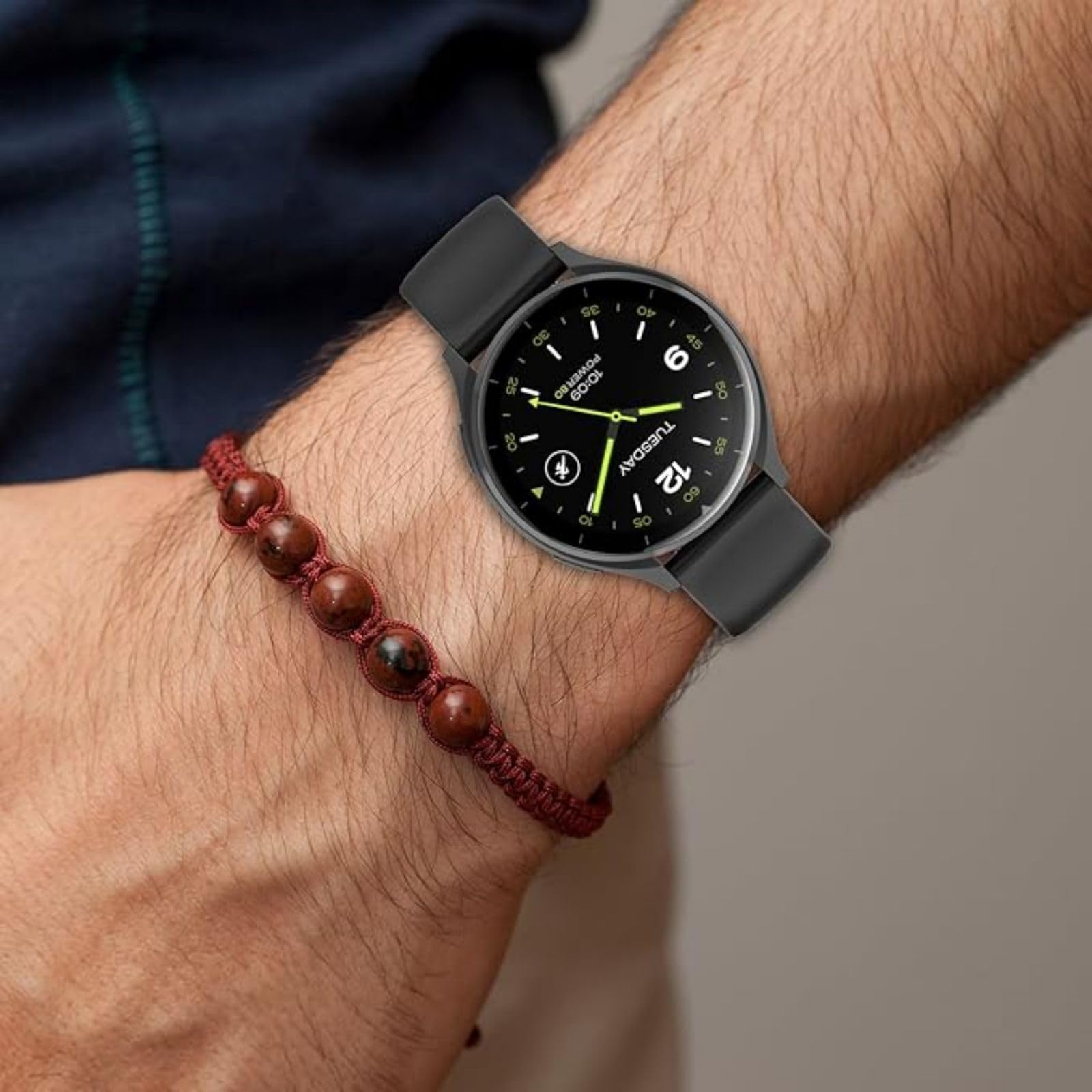 GIOPUEY Cinturini Compatibile con Amazfit Active 2, Morbido Silicone Cinturino [Resistente all'Usura] [Traspirante] - Green